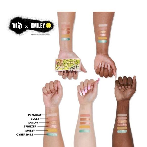 $19 🌙 Urban Decay Naked‎ Palette 🎨 Smiley Mucho Happy NEW 6 Shades - Picture 6 of 13